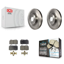 Load image into Gallery viewer, Front Disc Brake Rotors And Ceramic Pads Kit For Mercedes-Benz C230 C320 SLK350