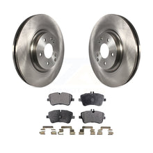 Charger l&#39;image dans la galerie, Front Disc Brake Rotors And Ceramic Pads Kit For Mercedes-Benz SLK280 C320