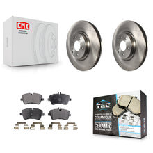 Load image into Gallery viewer, Front Disc Brake Rotors And Ceramic Pads Kit For Mercedes-Benz SLK280 C320