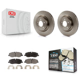 Front Brake Rotors Ceramic Pad Kit For 06-07 Land Rover Range Sport Supercharged
