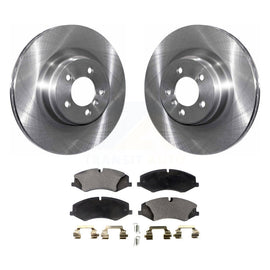 Front Brake Rotor Ceramic Pad Kit For 10-12 Land Rover Range Naturally Aspirated