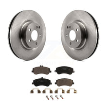 Charger l&#39;image dans la galerie, Front Disc Brake Rotors And Ceramic Pads Kit For Mercedes-Benz GLK350 GLK250