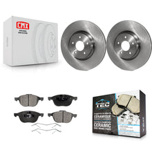 Load image into Gallery viewer, Front Brake Rotors Ceramic Pad Kit For 14 Ford Transit Connect 104.8" wheel base