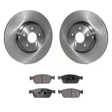 Load image into Gallery viewer, Front Brake Rotors &amp; Ceramic Pad Kit For Ford Escape Transit Connect Lincoln MKC