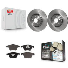 Load image into Gallery viewer, Front Disc Brake Rotors And Ceramic Pads Kit For Volvo S40 C70 V50
