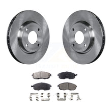 Charger l&#39;image dans la galerie, Front Disc Brake Rotors And Ceramic Pads Kit For Nissan Sentra Versa Cube