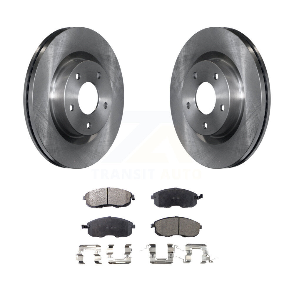 Front Disc Brake Rotors And Ceramic Pads Kit For Nissan Altima