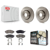Front Disc Brake Rotor Ceramic Pad Kit For Infiniti FX35 FX37 QX70 FX45 INFINITI