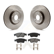 Charger l&#39;image dans la galerie, Front Disc Brake Rotors And Ceramic Pads Kit For INFINITI G37 G35 Q60