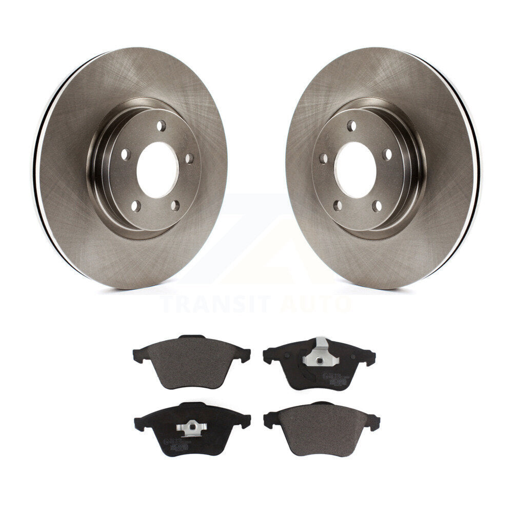 Front Disc Brake Rotors And Ceramic Pads Kit For Mazda 3