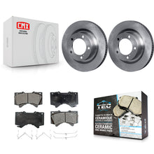 Load image into Gallery viewer, Front Brake Rotor And Ceramic Pad Kit For Toyota Tundra Sequoia Lexus LX570 Land
