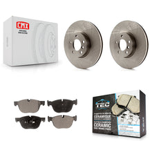 Load image into Gallery viewer, Front Disc Brake Rotors And Ceramic Pads Kit For BMW X5 X6