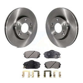 [Front] 2007-2009 Kia Rondo Premium OE Brake Rotors & Ceramic Pads Kit For Max Braking