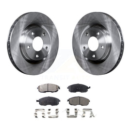 [Front] 2007-2012 Nissan Sentra SE-R Premium OE Brake Rotors & Ceramic Pads Kit For Max Braking
