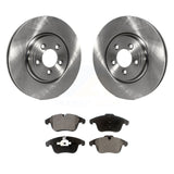 Front Disc Brake Rotor & Ceramic Pad Kit For Jaguar XF S-Type XK XJ8 Vanden Plas