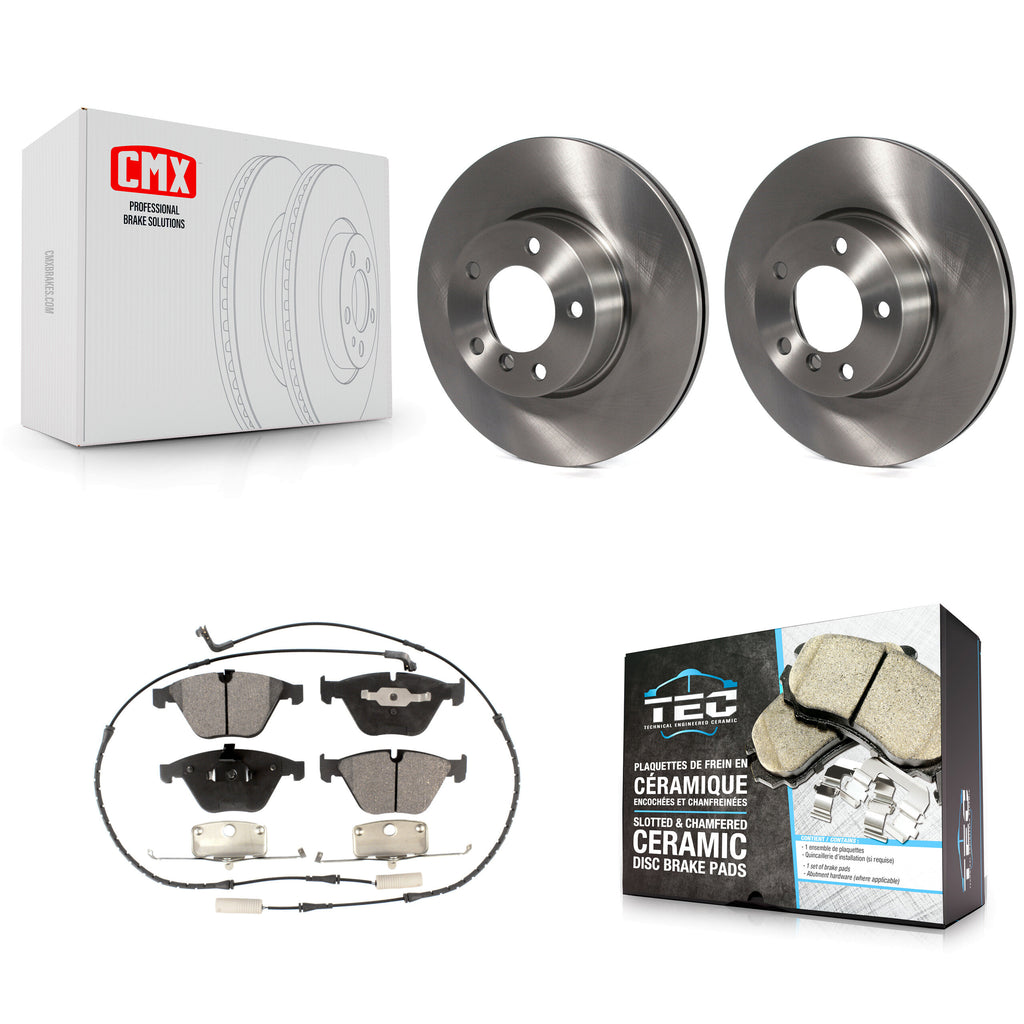 Front Disc Brake Rotors And Ceramic Pads Kit For BMW 328i xDrive X1 328xi 323i
