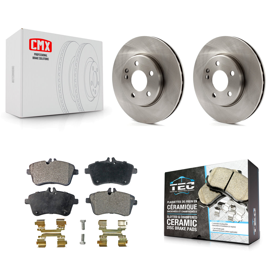 [Front] 2006-2011 Mercedes-Benz B200 Premium OE Brake Rotors & Ceramic Pads Kit For Max Braking