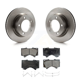 Front Disc Brake Rotors And Ceramic Pads Kit For Toyota Land Cruiser Lexus LX570
