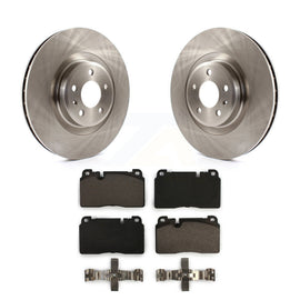 Front Disc Brake Rotors And Ceramic Pads Kit For Audi Q5