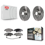 Front Disc Brake Rotors And Ceramic Pads Kit For Audi A4 Quattro Q5 A5 allroad