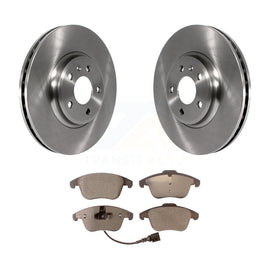 Front Brake Rotors Ceramic Pad Kit For Audi A5 Quattro With 314mm Diameter Rotor