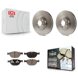 Front Disc Brake Rotors And Ceramic Pads Kit For BMW X5 X6 xDrive50i