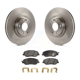[Front] 2012 Hyundai Genesis 3.8L Premium OE Brake Rotors & Ceramic Pads Kit For Max Braking