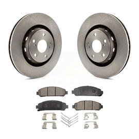 [Front] 2009-2016 Toyota Venza Premium OE Brake Rotors & Ceramic Pads Kit For Max Braking