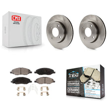Load image into Gallery viewer, [Front] 2009-2011 Nissan Versa 1.6L Premium OE Brake Rotors &amp; Ceramic Pads Kit For Max Braking