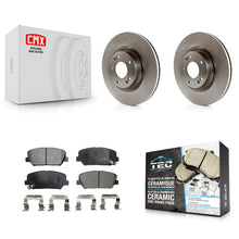 Load image into Gallery viewer, Front Disc Brake Rotors And Ceramic Pads Kit For Hyundai Genesis Coupe