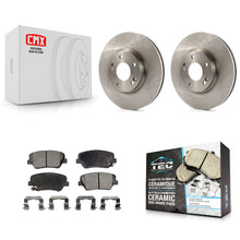 Load image into Gallery viewer, Front Disc Brake Rotors And Ceramic Pads Kit For Kia Sorento Hyundai Santa Fe