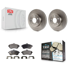 Load image into Gallery viewer, Front Disc Brake Rotors And Ceramic Pads Kit For Mercedes-Benz C300 C250 C230
