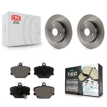 Charger l'image dans la galerie, Front Disc Brake Rotors And Ceramic Pads Kit For Smart Fortwo