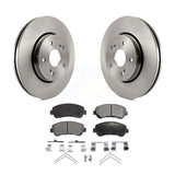 Front Disc Brake Rotors And Ceramic Pads Kit For 2010-2013 Suzuki Kizashi