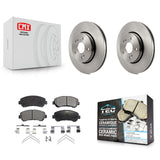 [Front] 2010-2013 Suzuki Kizashi Premium OE Brake Rotors & Ceramic Pads Kit For Max Braking