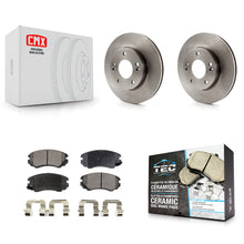 Load image into Gallery viewer, [Front] 2010-2011 Kia Soul 1.6L Premium OE Brake Rotors &amp; Ceramic Pads Kit For Max Braking