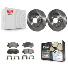 Load image into Gallery viewer, Front Brake Rotor Ceramic Pad Kit For Hyundai Elantra Kia Forte Veloster GT Koup