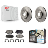 [Front] 2012-2017 Hyundai Azera Premium OE Brake Rotors & Ceramic Pads Kit For Max Braking