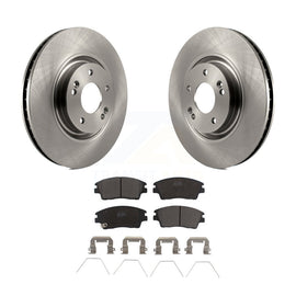 [Front] 2017-2021 Kia Sportage Turbocharged Premium OE Brake Rotors & Ceramic Pads Kit For Max Braking