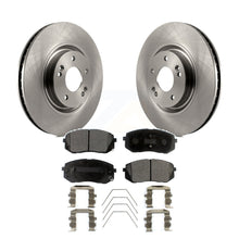 Charger l&#39;image dans la galerie, Front Disc Brake Rotors And Ceramic Pads Kit For Hyundai Sonata Kia Optima