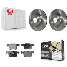 Front Disc Brake Rotors And Ceramic Pads Kit For BMW X3 X4