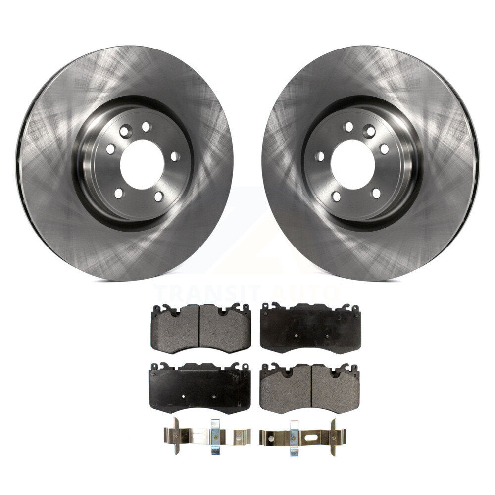 Front Disc Brake Rotors And Ceramic Pads Kit For Land Rover Range Sport