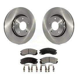 Front Disc Brake Rotors And Ceramic Pads Kit For Mitsubishi Lancer