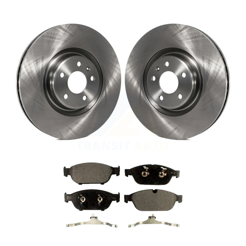 Front Disc Brake Rotors And Ceramic Pads Kit For Audi A6 Quattro A7