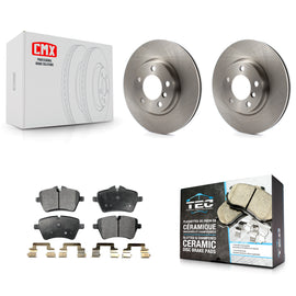 Front Disc Brake Rotors And Ceramic Pads Kit For Mini Cooper Countryman Paceman