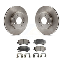 Charger l&#39;image dans la galerie, Front Disc Brake Rotors And Ceramic Pads Kit For Hyundai Accent Kia Rio