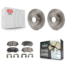 Load image into Gallery viewer, Front Disc Brake Rotors And Ceramic Pads Kit For Hyundai Accent Kia Rio