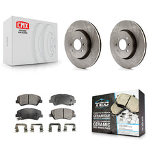 Load image into Gallery viewer, Front Disc Brake Rotors And Ceramic Pads Kit For Kia Rio