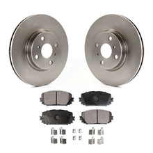 Charger l&#39;image dans la galerie, Front Disc Brake Rotors And Ceramic Pads Kit For Toyota Yaris