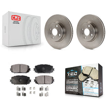 Load image into Gallery viewer, Front Disc Brake Rotors And Ceramic Pads Kit For Toyota Yaris
